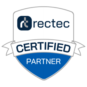 Rectec Certified Partner Sheild Dark Background