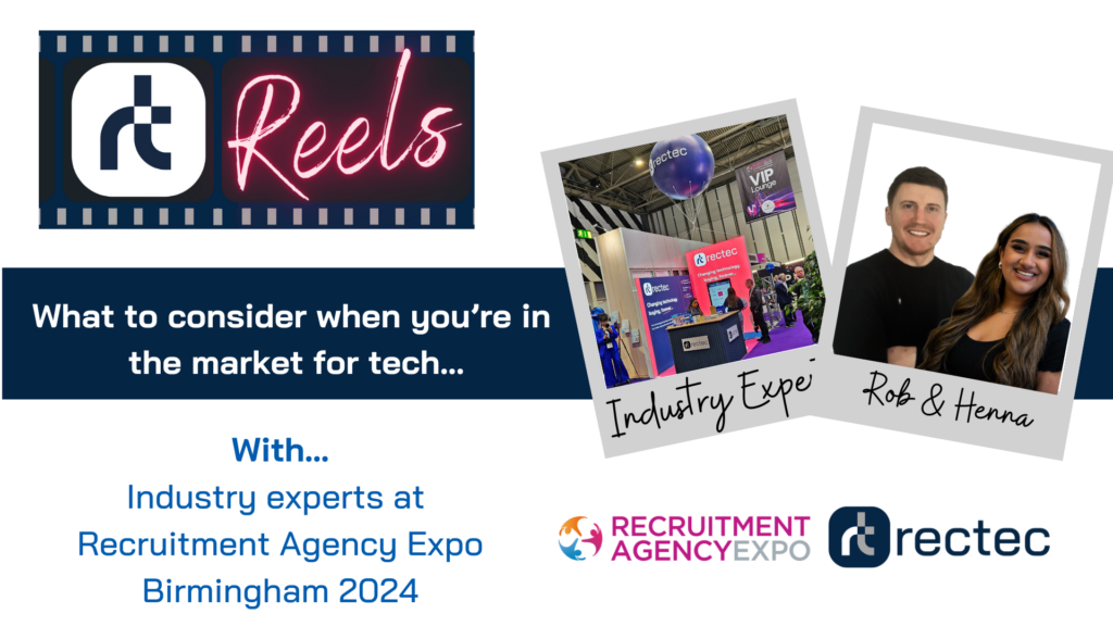 Rectec Reels with Experts of the Recruitment Agency Expo Birmingham 2024