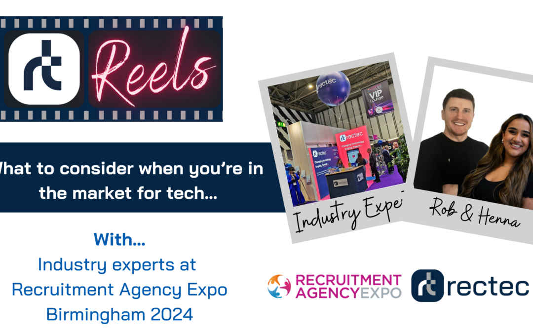 Rectec Reels with industry experts at the Recruitment Agency Expo