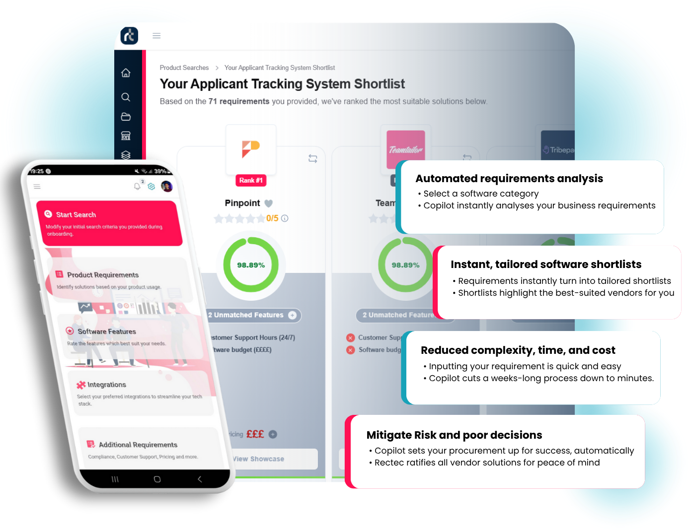 Rectec Copilot Features Rectec